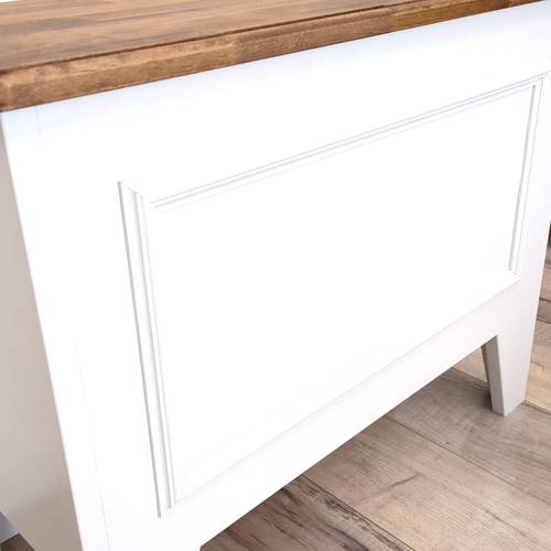 脚付き カフェ風 ベンチ型 収納ボックス ソファ・ベンチ OC Handmade