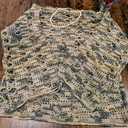 ＊透かし編みプルオーバーニット　サマーニット 1枚目の画像