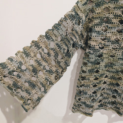 ＊透かし編みプルオーバーニット　サマーニット 2枚目の画像