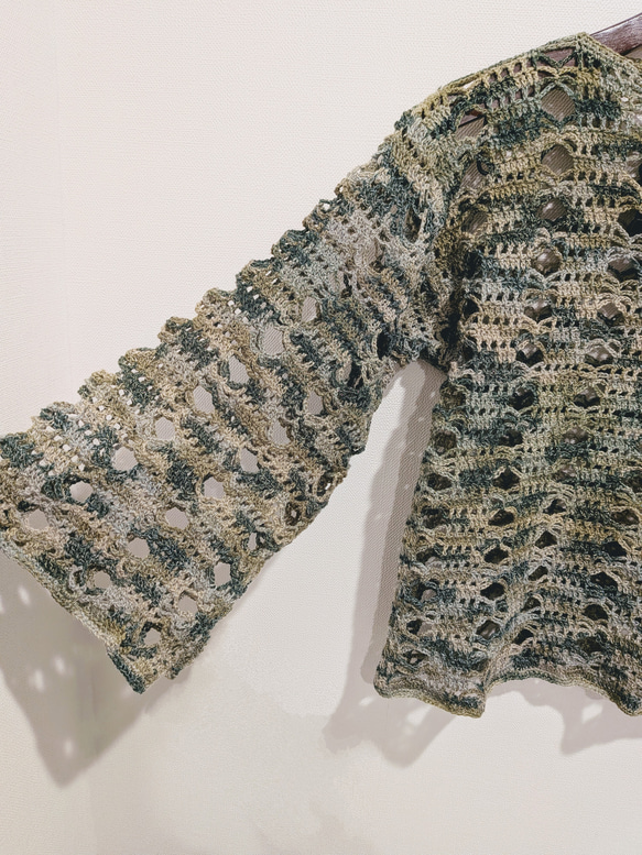 ＊透かし編みプルオーバーニット　サマーニット 2枚目の画像