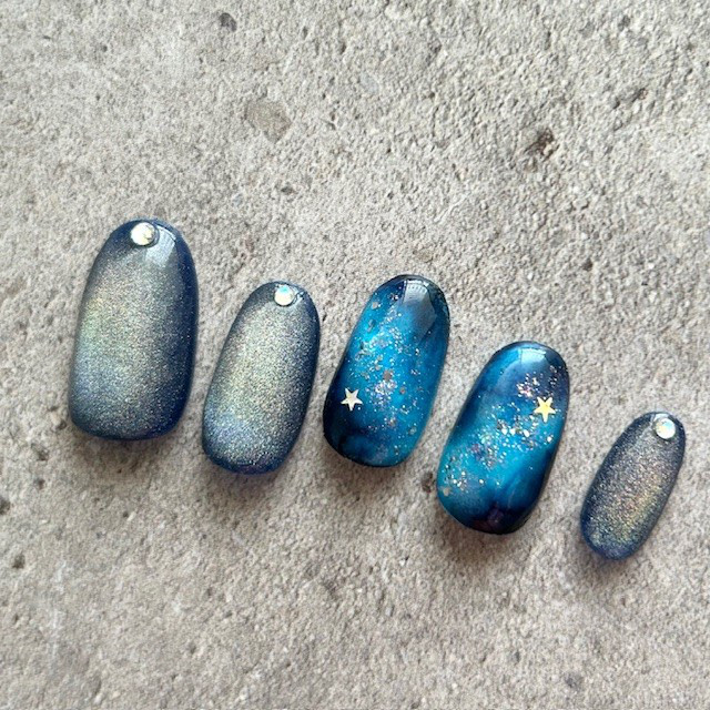 夜空ネイルチップ（送料込み）