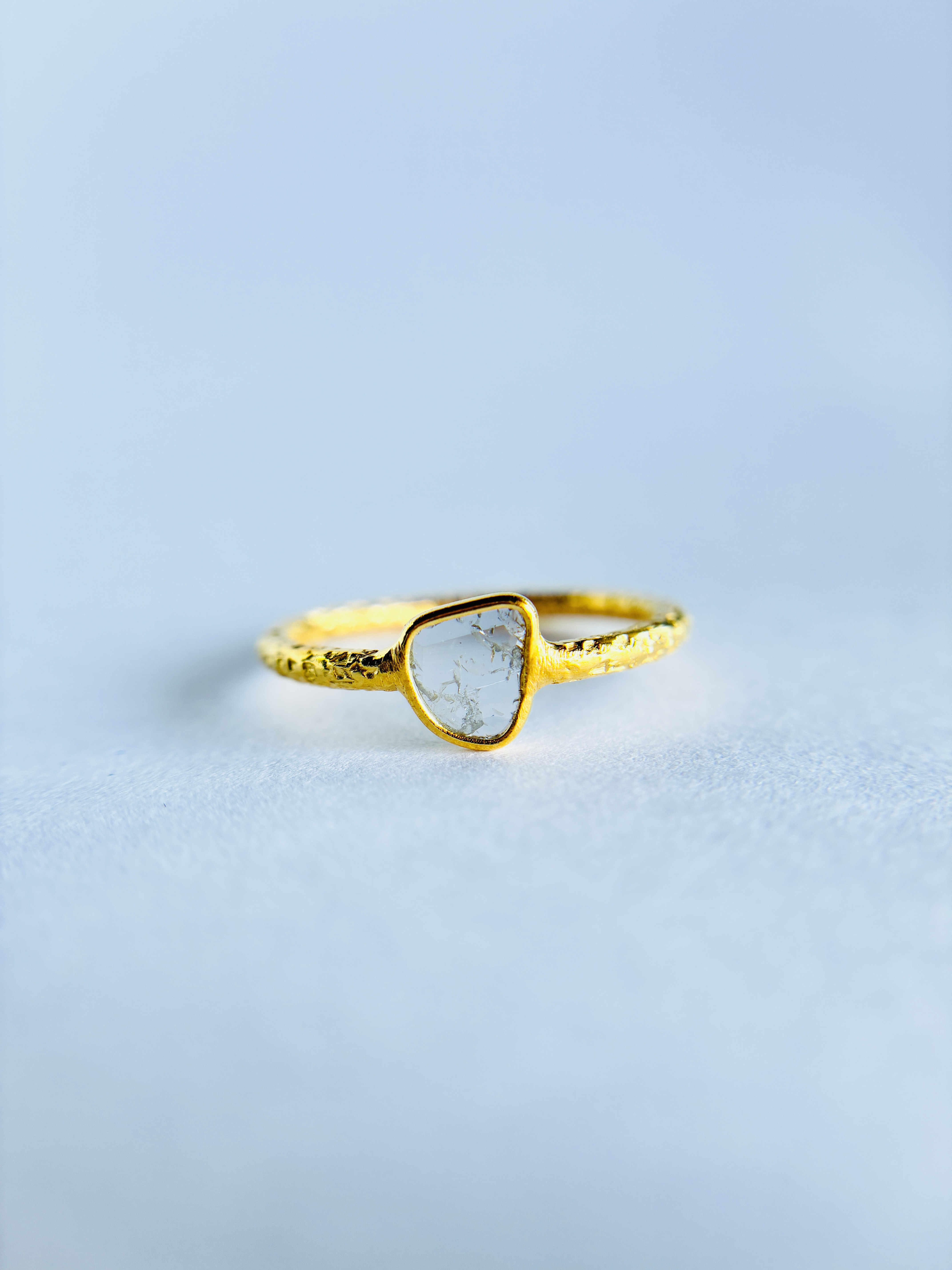 スライスダイヤモンド　リング　9号　⑪