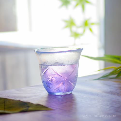 江戸切子／キリッカ／タンブラー／ブルー／ECEG502-01 グラス Tomi