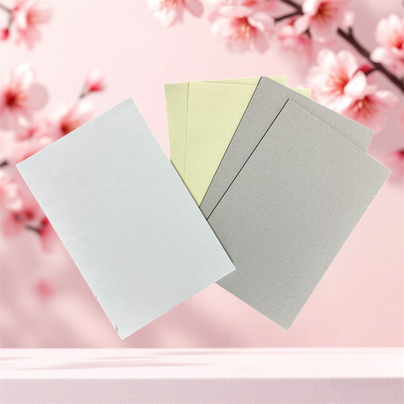 御朱印帳手作りキット｜蛇腹和紙＋表紙＋両面シール付き