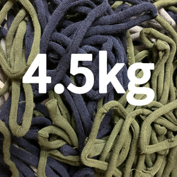 靴下ハギレ（輪っか） 約12kg 糸くず処理済み【C7】 はぎれ エコ