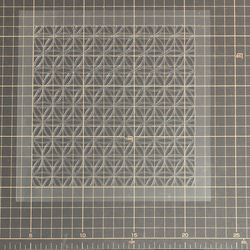 フラワーオブライフ⑤正方形　ステンシルシート　型紙図案　NO936 5枚目の画像