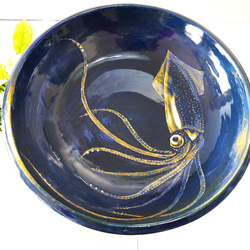 〈一点もの〉特大皿・深海 1枚目の画像