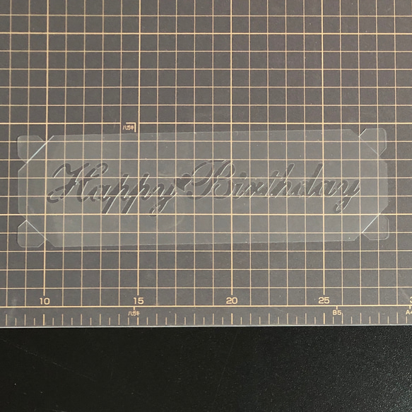 Happy Birthday　Congratulation　HAPPY ANNIVERSARY  3枚セット ステンシ 8枚目の画像