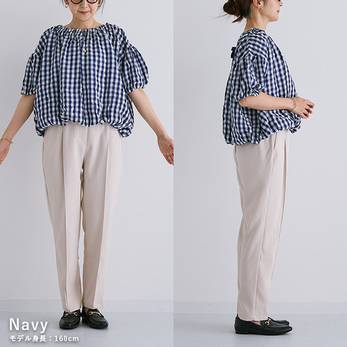 期間限定値下げ】Yoli simple blouse ギンガムチェック廃盤品  