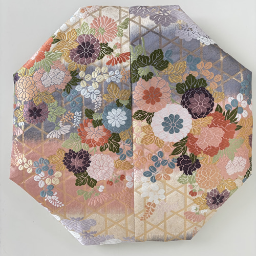 帯リメイクバッグ あずま袋、風呂敷袋、エコバッグ、ショッピング