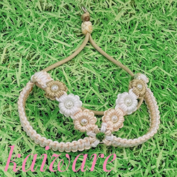 パラコードリード 大型犬 中型犬 ダブルハート編みリード リード・首輪