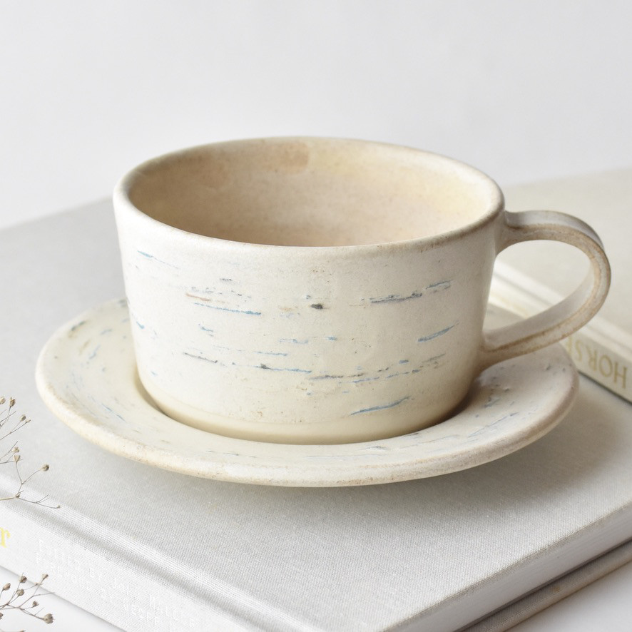 White birch mug ＆ saucer 08 白樺のマグ＆ソーサー