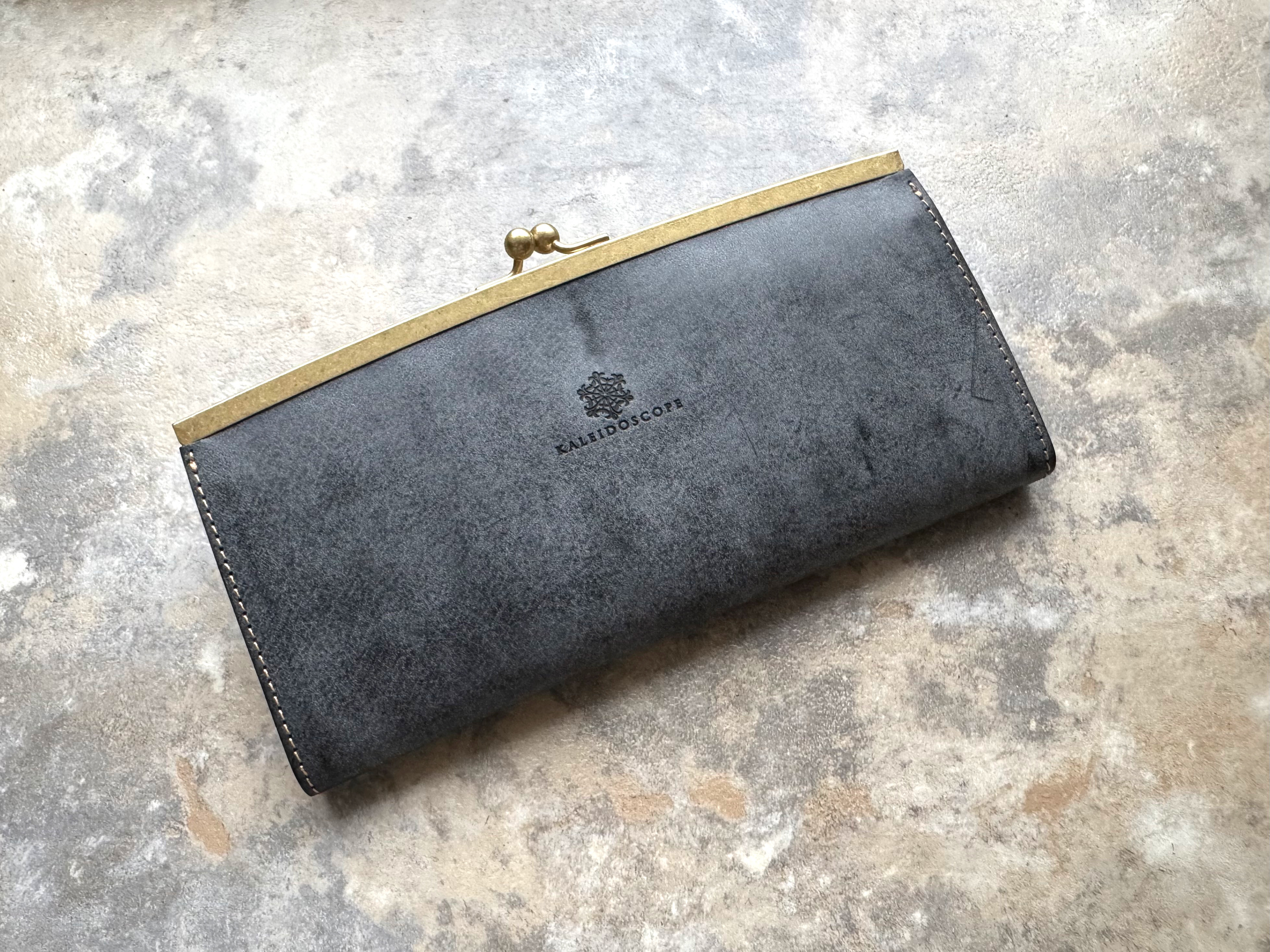 【数日内に発送可能】浮足口金の薄型長財布『smart』（Voyage Edition）ブラック