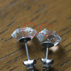 （獨一無二）赫基蒙鑽石耳環（9 毫米，醫用不鏽鋼） 第6張的照片