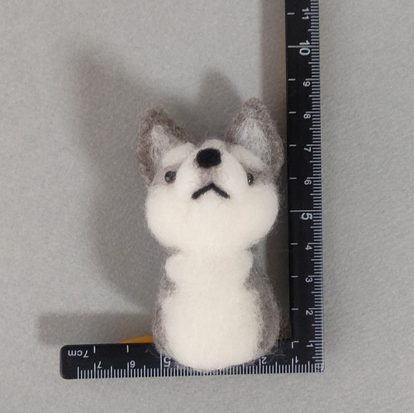 指人形　ハスキー犬のこども 9枚目の画像