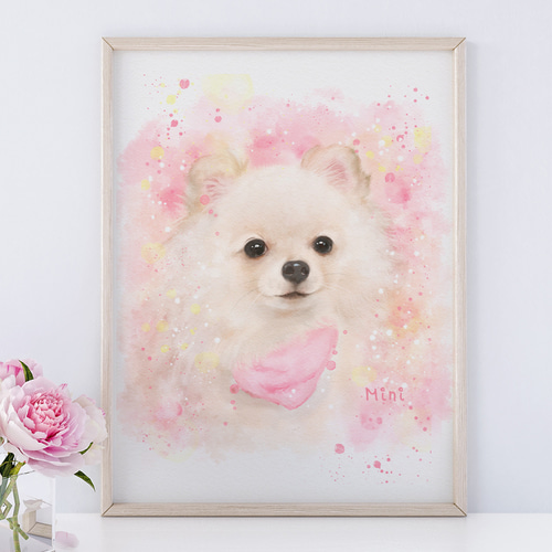 うちの子 ペット似顔絵｜犬 猫 イラストオーダー｜誕生日・プレゼント