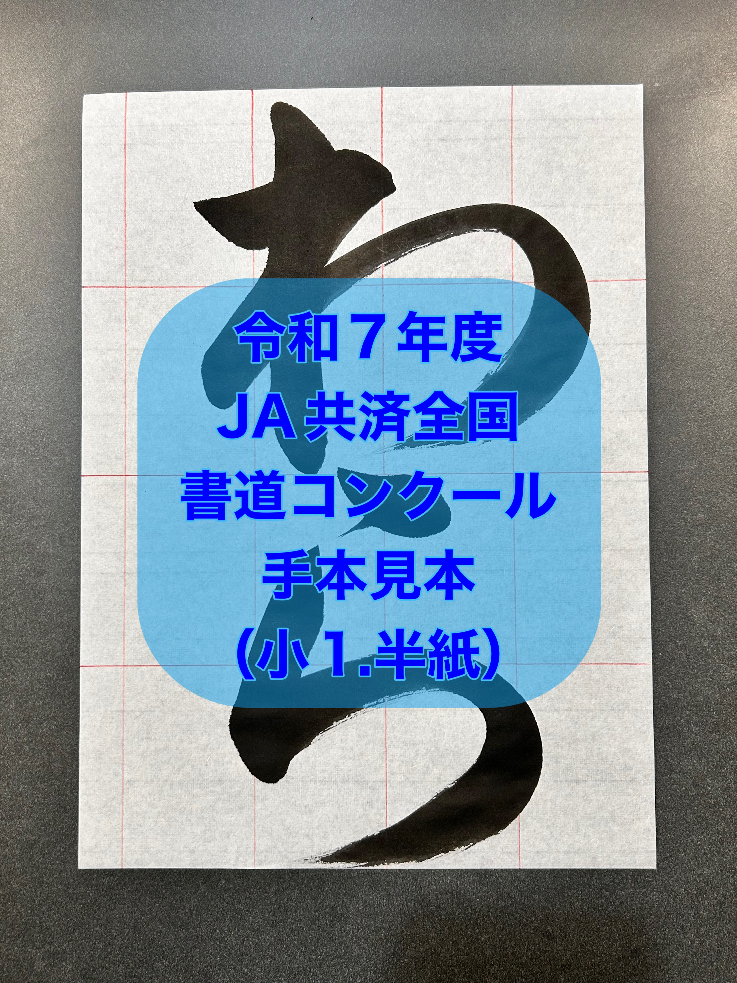 ぶうさん　JA共済書道コンクール　半紙見本 ぶうさん様専用 JA共済書道コンクール 半紙見本 - メルカリ
