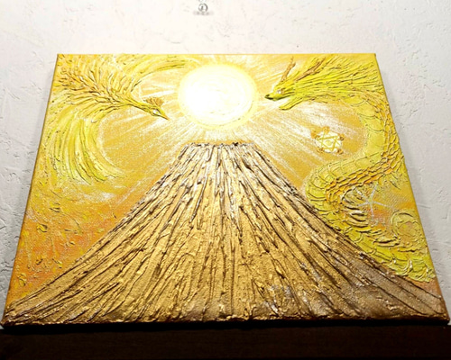 風水開運色紙＊紫富士雲海～龍と鳳凰～　金龍　金運　出世　恋愛　愛情運　縁結び 風水開運色紙＊紫富士雲海～龍と鳳凰～ 金龍 金運 出世 恋愛 愛情