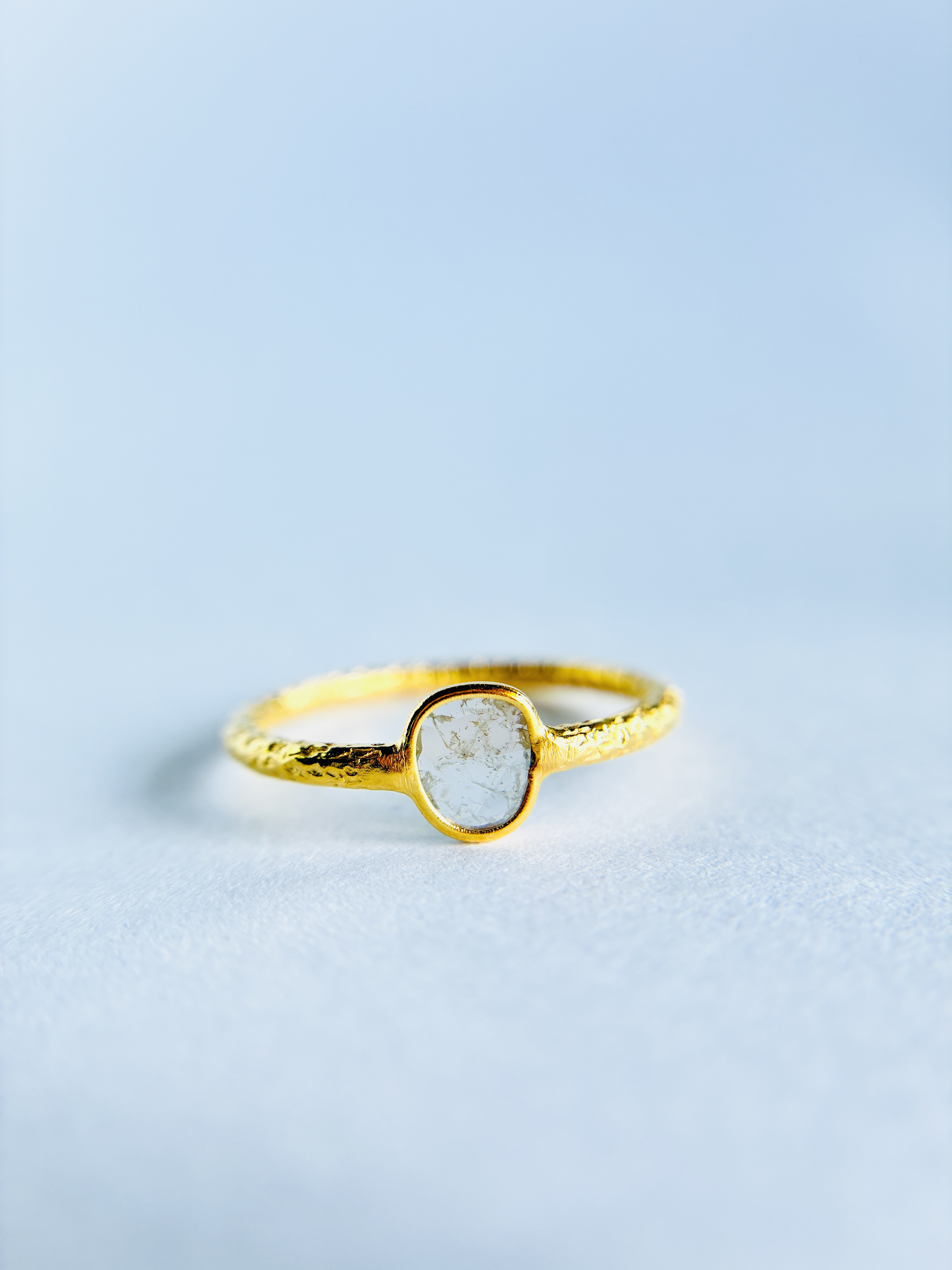 スライスダイヤモンド　リング　10号　③