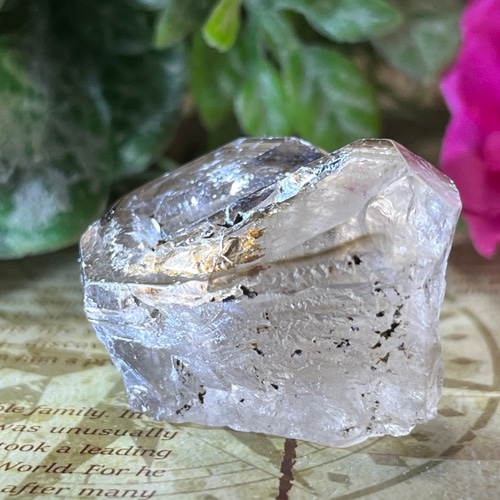 【希少/骸骨水晶】天使からの贈りもの/スモーキーエレスチャルクォーツ 天使のギフト✨ 虹入り スモーキー エレスチャル クォーツ 骸骨