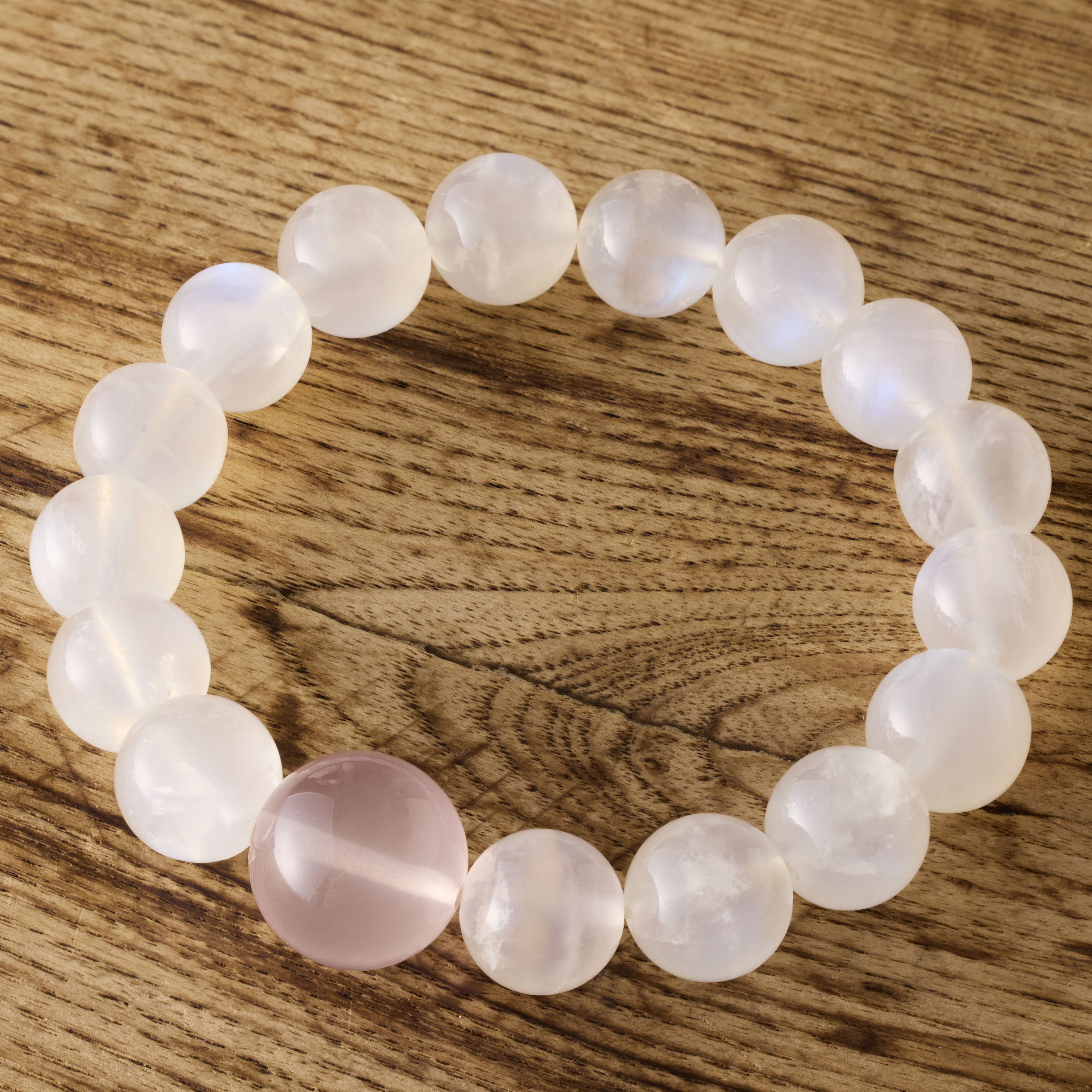 心の扉.インスピレーション＆ハートサポートブレスレット.12mm & 8mm