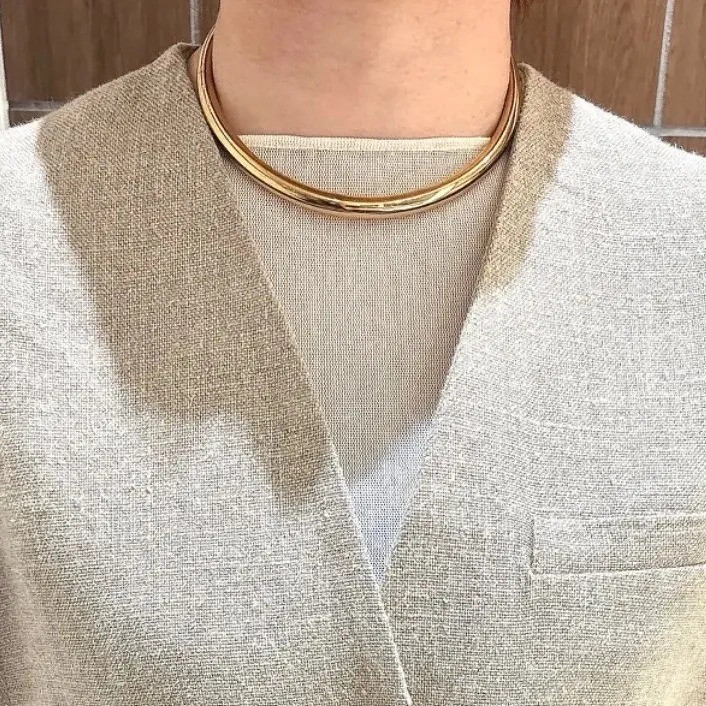 choker necklace gold チョーカー ネックレス tr-0015