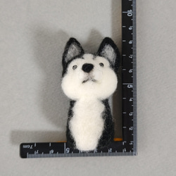 指人形　ハスキー犬のおとな 9枚目の画像