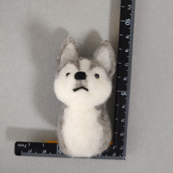 指人形　ハスキー犬のおとな 10枚目の画像