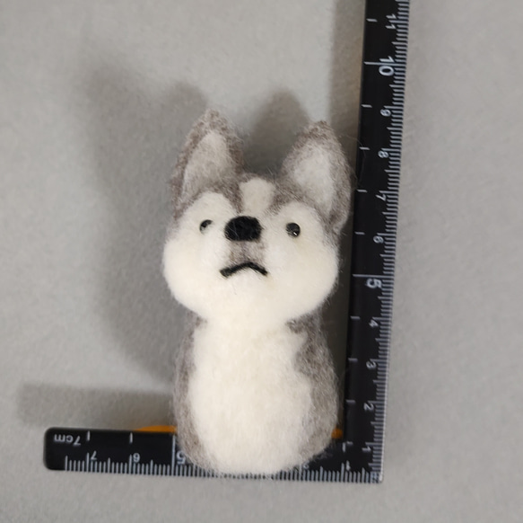 指人形　ハスキー犬のおとな 10枚目の画像