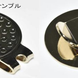 ゴルフマーカー マグネットマーカー  12548-474　コインマーカー シルバー クリッ 　ビンテージコインマーカー　 2枚目の画像