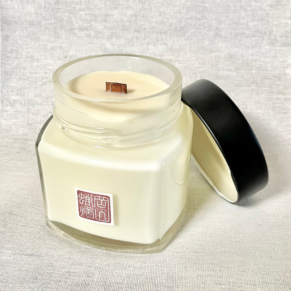 〈バニラ〉アロマキャンドル大 -fragrance- 1枚目の画像