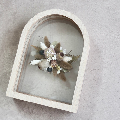 一点物・《bloom》アーチフレームのドライフラワーアレンジメント