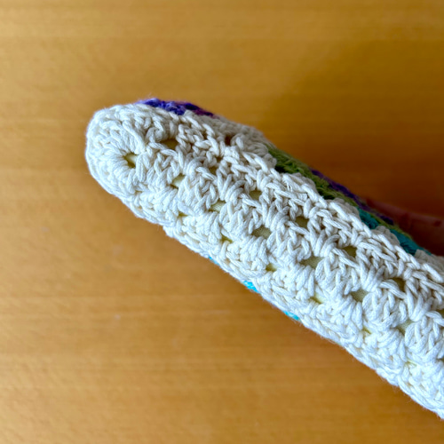 グラニースクエア 化粧ポーチ グリーン系 ポーチ 2244_knit 通販