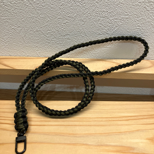 10・パラコードネックストラップ・オリジナルハンドメイド その他雑貨