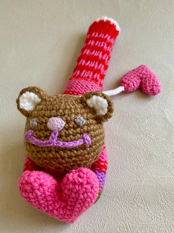 ゴルフクラブカバー（クマさんブラウン） 1枚目の画像