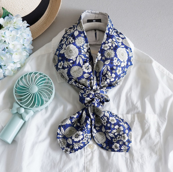 接触冷感ネッククーラーカバー/アイスリング 保冷剤 結ぶのが苦手な人