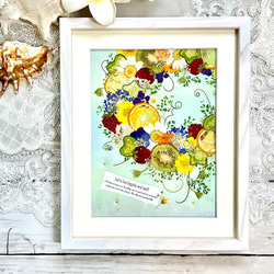 インテリア押し花アート額07 その他アート 神戸六甲 優花 通販