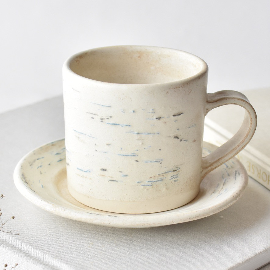 White birch mug ＆ saucer 09 白樺のマグ＆ソーサー