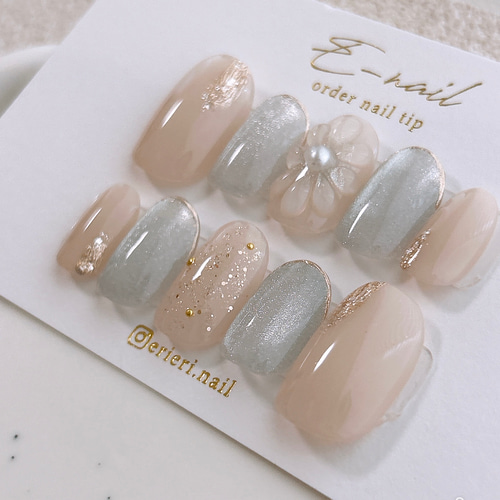 スーパーセール期間限定 GRACE NAIL TOKYO オーダーのための採寸チップ ネイルチップ ネイルチップ・付け爪