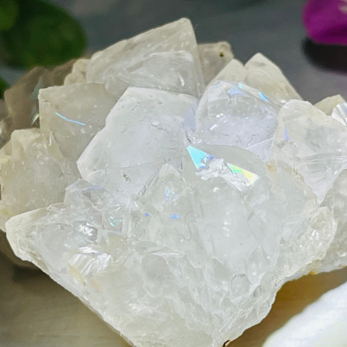 天からの祝福✨ アナンダライト 水晶 レインボークォーツ 原石