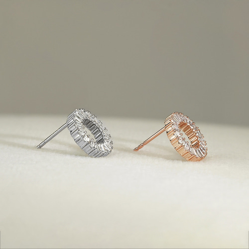 サークルバゲットピアス（片耳販売）J-E250513（4週間発送