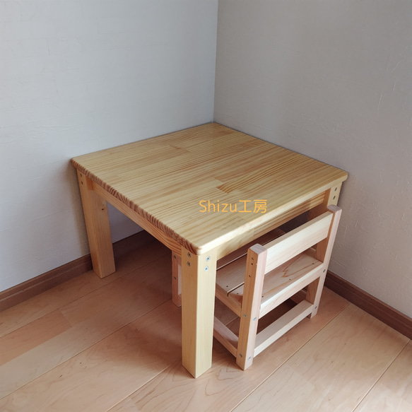 子ども用 木製机と椅子 机・デスク Shizu工房 通販 19408861｜Creema