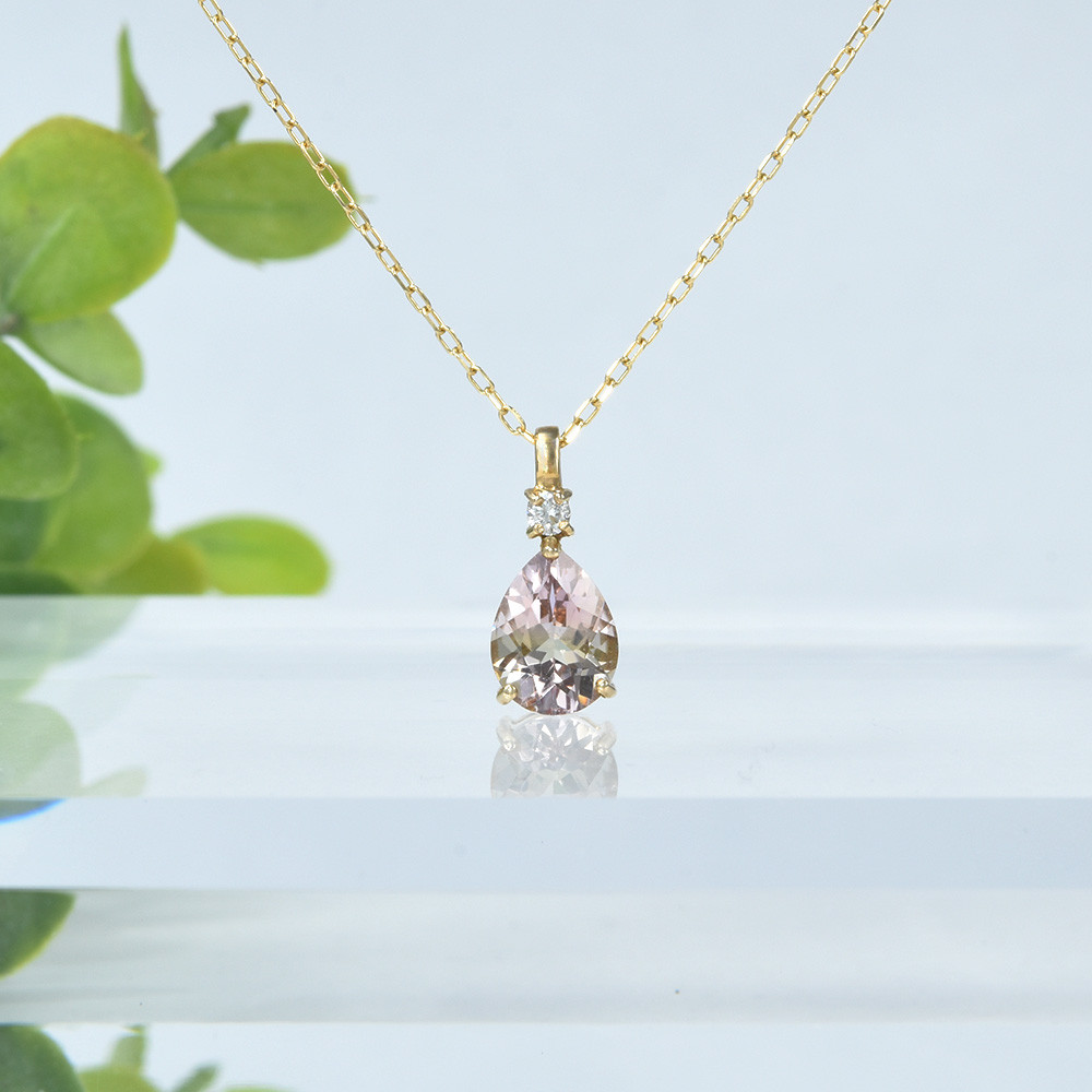 K10 アメトリン ダイヤ ペンダントトップ CJ005CIBSN