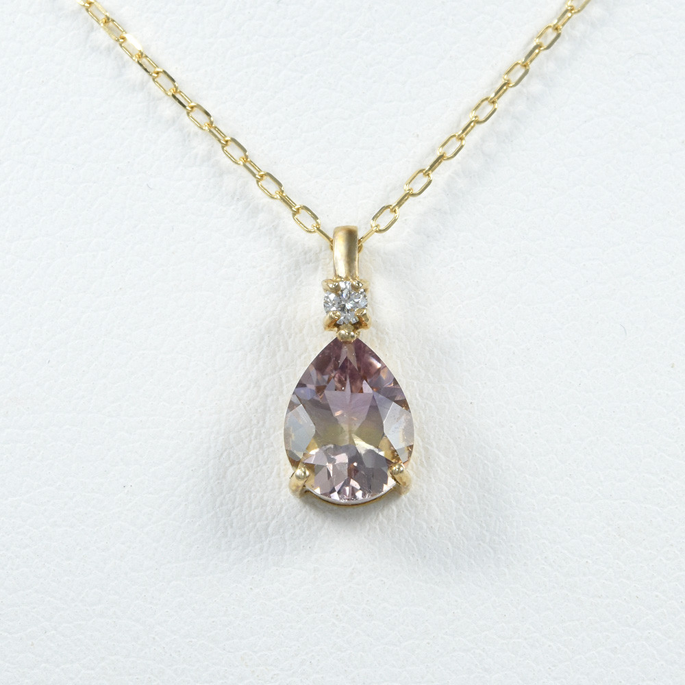 K10 アメトリン ダイヤ ペンダントトップ CJ005CIBSN