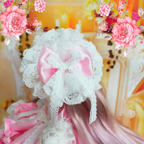 リカちゃんサイズ ピンクのドレス 22㎝ドール服 お姫様ドレス