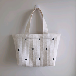 専用商品 ヌビ ランチトートLサイズ✱ハート✱ムーンスター✱ハンドメイド ✱受注制作✱ヌビバッグ Lサイズ/ヌビトートバッグ /ランチ