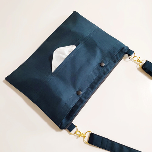 無地　シンプル　 サコッシュバッグ　ショルダーティッシュケース　保育士 送料無料】無地 シンプル サコッシュバッグ ショルダーティッシュ