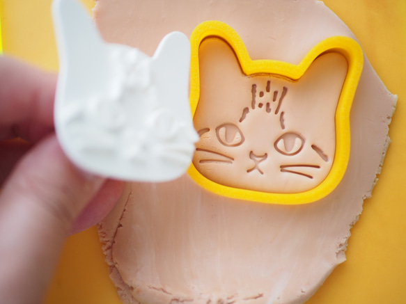 ちびねこ（トラネコ）　クッキー型 1枚目の画像