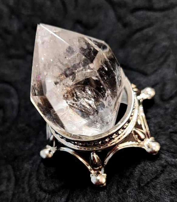 水入り水晶ダブルポイント