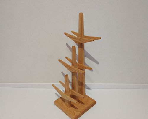 スリッパツリー ～6足用・クリの木・スリッパラック～ 靴箱・下駄箱